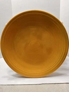 Vintage Yellow Fiesta Ware Round Chop Plate Serving Platter 1940s 14 1/4" - Picture 1 of 4
