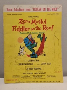 Fiddler On The Roof Noten Klavier Gesang Gitarre 1964 Harnick Bock Zero Mostel - Bild 1 von 2