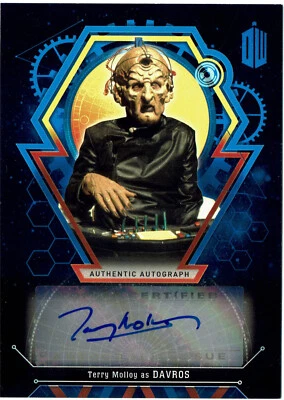 Doctor Who Extraterrestrial Encounters BLUE Auto Terry Molloy as Davros #13/25 - Image 1 of 2