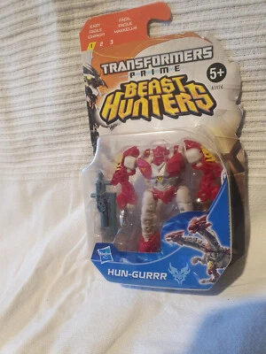 Transformers Prime Beast Hunters Hun-Gurrr 2012 New/Sealed Very Rare - Image 1 of 2
