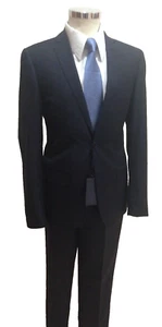 ABITO UOMO SLIM FIT DROP 7 BLU SCURO LANA 46 48 50 52 54 56 58 AUTUNNO INVERNO - Imagen 1 de 9
