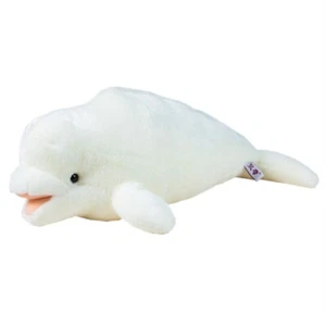 cute plush whale doll high quality white whale toy kids' gift about 27cm - Picture 1 of 5
