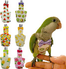 6 Pieces Bird Diapers, Washable Reusable Parrots Nappy w/ Waterproof Inner Layer