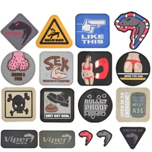 VIPER TAKTISCHER MORAL PATCH KLETT PVC ABZEICHEN LUSTIG UK ARMEE PAINTBALLING - Bild 1 von 12