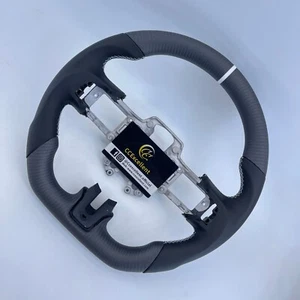 For Ford Mustang 2018-2023 Shelby GT350/GT350R real carbon fiber steering wheel - Picture 1 of 7