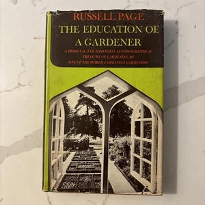The Education of A Gardener Russell 1962 First Edition Hardcover Dust Jacket - Picture 1 of 16