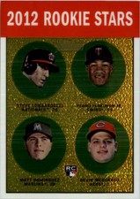 2012 Topps Heritage Chrome #HP97 Lombardozzi/Florimon/Dominguez/Mesoraco /1963