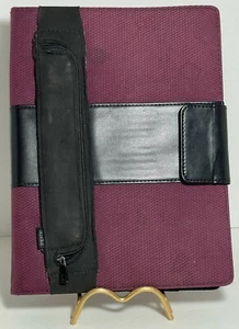 Universal Folio Tablet Hülle - Burgund, mit extra iHome Hülle  - Bild 1 von 5