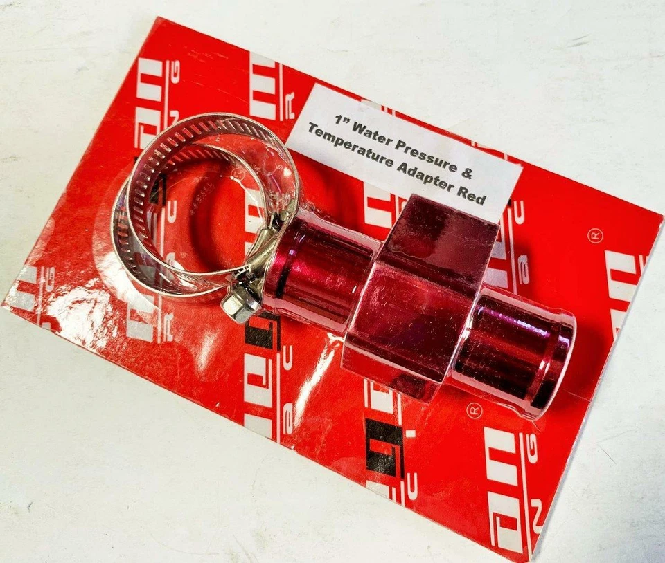 Megan Racing Universal Temperatura del Agua Calibre 1" Radiador Manguera Adaptador Abrazadera R Foto 1 de 1