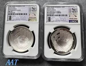 2014-P Baseball Hall of Fame Commemorative Dollar - NGC PF70 MS70 - Derek Jeter - Picture 1 of 2