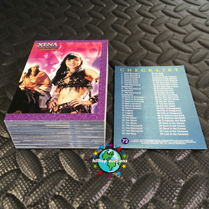 XENA WARRIOR PRINCESS SEASON 6 72-TRADING CARD SET 2002 RITTENHOUSE +1 WRAPPER 