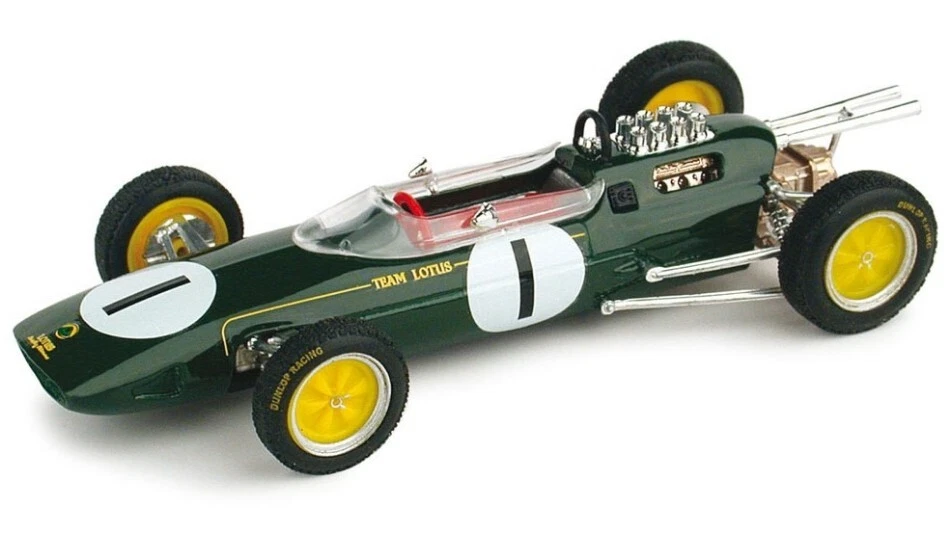 Brumm LOTUS 25 J.CLARK 1963 N.1 WINNER BELGIUM GP WORLD CHAMPION 1:43 - Immagine 1 di 1