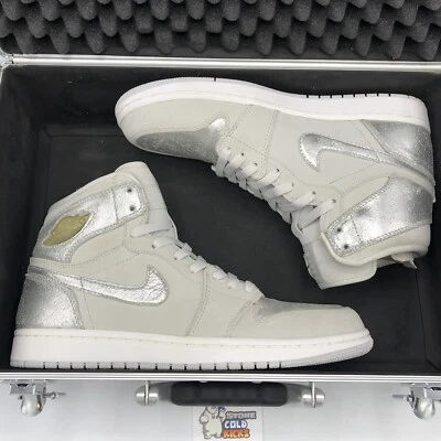 Nike Air Jordan 1 Alto “Plata 25 Aniversario” Talla 10.5 Criado Chicago Con Estuche Foto 1 de 4