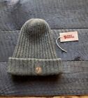 Fjallraven Byron Hat 100% Wool Ribbed Beanie Dark Olive 79236 One Size
