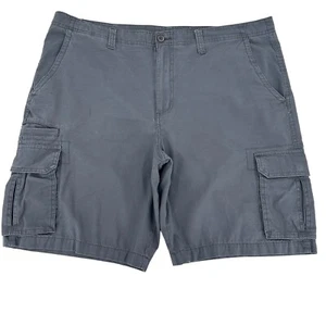 Magellan Size 40 Outdoors Men's Cargo Gray Chino Shorts Hiking Casual Fishing - Picture 1 of 11