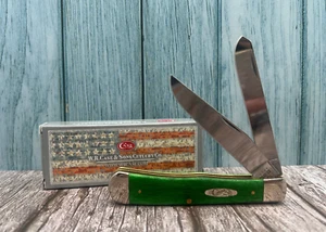 Case XX 2021 Brilliant Green Bone Smooth Trapper 6254 SS - Picture 1 of 15