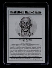 GEORGE YARDLEY 1986-99 BASKETBALL HALL OF FAME METALLIC HOF