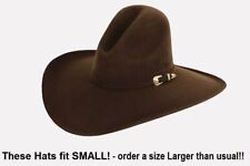 GUS ~ Dark BROWN ~3X Wool Felt HAT~ 4.5" Brim RODEO Cowboy Western Texas Hat Co