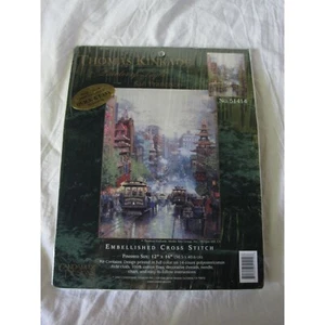 NEW Thomas Kinkade Painter of Light San Francisco 51414 Embellished Cross stitch - Picture 1 of 2