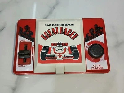 Juego de Carreras de Coches Casio CG-320 Gran Corredor Raro 1984 De Colección Foto 1 de 4