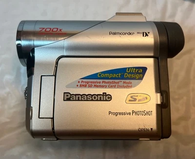 Panasonic PV-DC252D Mini DV/SD Palmcorder - Untested, No Battery - Image 1 of 4