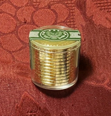 Gerald Ford Presidential Dollars Sealed 12 Uncirculated Coins Danbury Mint - Image 1 of 4