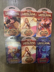 Disney Lorcana TCG 6x Sleeved Booster Packs - Reign Of Jafar & Ursula’s Return ✨ - Bild 1 von 1