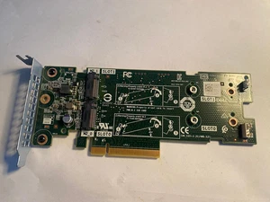 PCI-E x8 Adapter Dell EMC Boss Boot Opimized Dual 2x M2 2280 SSD 061F54 61F54 - Bild 1 von 2