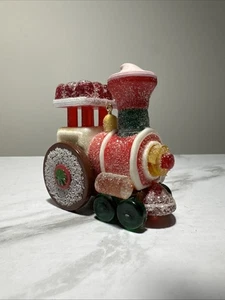 De colección 1981 Hallmark Candyville Express Motor Locomotora Adorno de Navidad - Imagen 1 de 6