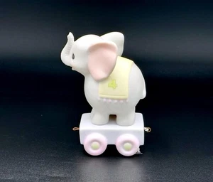 Vintage Precious Moments Elefant auf Rädern Figur süßes Sammlerstück - Bild 1 von 1