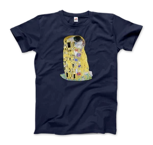 Gustav Klimt The Kiss (or The Lovers), 1908 Artwork T-Shirt - Picture 1 of 12