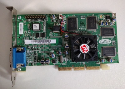 ATI RADEON 7200 32MB AGP VGA Graphics Card 1027060422  *Tested / Working* - Image 1 of 4