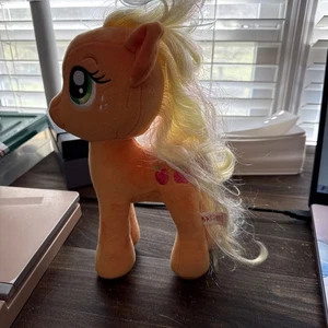 Ty My Little Pony Applejack Plush Sparkle Orange 11" Stuffed Animal - Picture 1 of 5