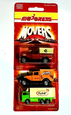 Majorette Lot 200 series- Willy Wonka Runts Ford Van & Tea Shop & Yoplait Trucks - Image 1 of 4