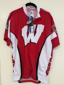 Wisconsin Badgers Radtrikot Herren Gr. XL Bucky Radfahren UW Madison Neu mit Etikett - Bild 1 von 12