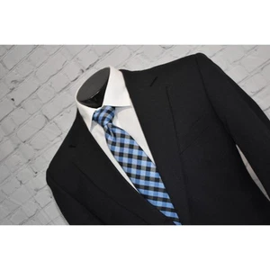 Jos A Bank Blazer Giacca Sportiva Uomo Taglia 42 L Grigio Scuro Misto Lana Cashmere - Foto 1 di 9