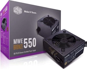 Cooler master MWE bronze 550W power supply unit PSU - Picture 1 of 1