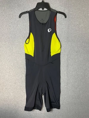 Pearl Izumi Select Mens Medium Cycling Bib Shorts Yellow Black - Image 1 of 4