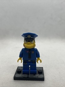 LEGO Simpson - Police Chief Wiggum Minifigure - From Simpson Kwik E Mart 71016