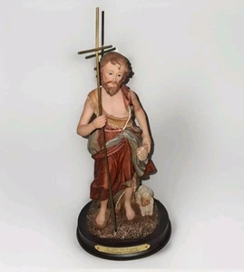 Johannes der Täufer Florentiner Statue 8 Zoll hoch fehlende Flagge - Bild 1 von 7