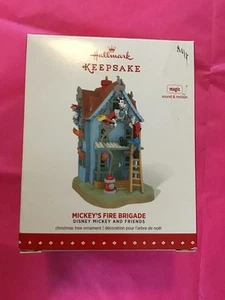 Hallmark Keepsake Ornament 2015 Mickey’s Fire Brigade EUC magic sound motion - Picture 1 of 1