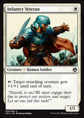 x1 Infantry Veteran - Iconic Masters - NM - MTG - Image 1 of 1