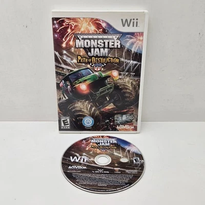 Monster Jam: Path of Destruction (Nintendo Wii) CIB COMPLETE & TESTED - Image 1 of 4