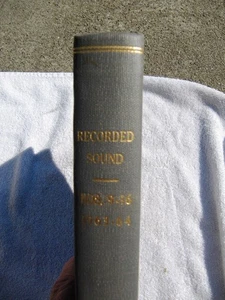 British Institute of RECORDED SOUND Journal Compl. 1963-64 No 9-16 BIRS bound - Picture 1 of 4