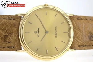 Orologio Cyma Shreve & Co Oro Giallo 14k 131 107 74 - Foto 1 di 10
