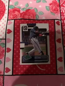 2022 Panini Donruss Optic Michael Harris Rated Prospect  #RP-20 Atlanta Braves - Picture 1 of 2
