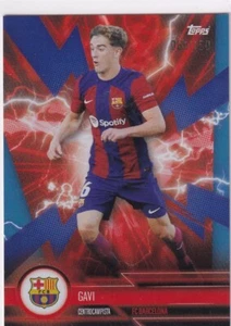 Topps FC Barcelona Fan Set Soccer 2023 BARE-2 Gavi Blue 64/150 - Picture 1 of 2