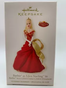 Hallmark Ornament 2008 Barbie as Eden Starling in A Christmas Carol NEW - Picture 1 of 2