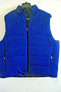 Chaleco para Hombres Grande y Alto Exterior Azul Talla 2XLT Resistente al Agua NUEVO - Imagen 1 de 2