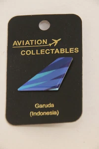 Garuda Indonesia Tail Fin Lapel Pin by Aviation Collectables NEW Old Stock - Picture 1 of 2